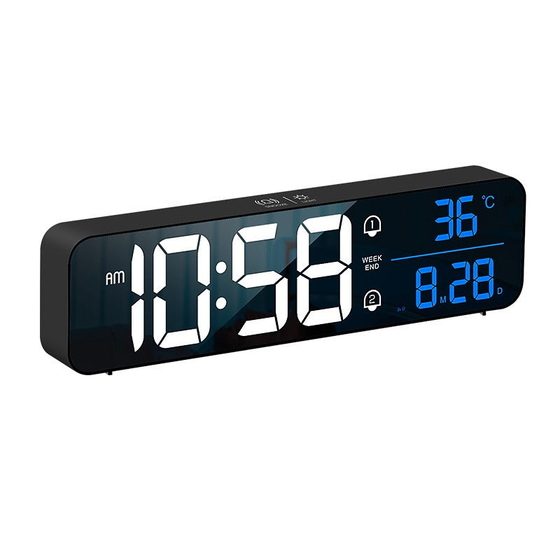 Big LED Digital Alarm Clock Temperature Date Display Desktop Clocks Voice Control Big LED Digital Alarm Clock Temperature Date Display Desktop Clocks Voice Control